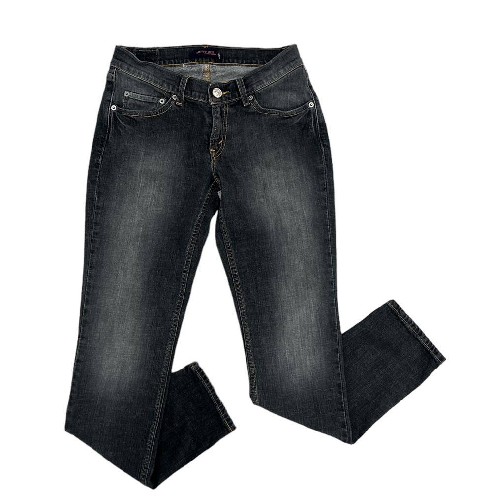 Levi’s Curvy Cut 528 Low Rise Black Wash Jeans